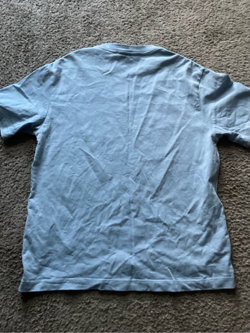 Louis Vuitton Pale Blue Short Sleeve Crew Tee